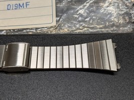 NOS Stainless Steel Silver Tone Watch Bracelet Band - 019MF - Seiko ? - $39.59