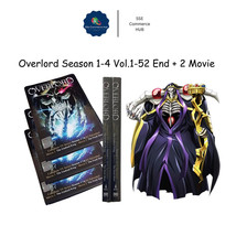 DVD Anime OVERLORD Stagione 1-4 Serie Completa (Vol.1-52 + 2 Film) Dub Inglese - £40.36 GBP