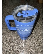 Carolina Panthers 40oz Retro Script Arctic Powder Coat Tumbler - $54.86 CAD