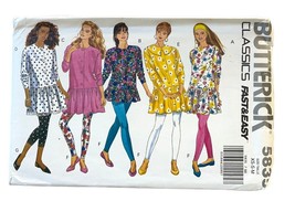 Butterick Sewing Pattern 5835 Top Leggings Misses Size XS-M - $8.96