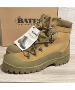 Bates Combat Hiker Boots Mens 13R Vibram Brown Leather Mild Weather E03412A NIB - $146.88
