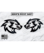 Wolf Car Emblem Badge Custom New Black Hellcat style - €30,23 EUR