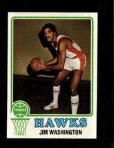 1973-74 Topps #87 Jim Washington Exmt Hawks Nicely Centered *X94428 - £3.93 GBP