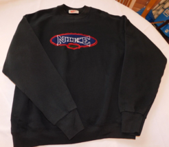 Nike Long Sleeve Sweat Shirt Size XL xlarge Black Swoosh Pre-owned GUC - £22.20 GBP