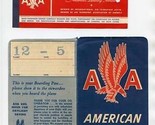 American Airlines 1950&#39;s Ticket Jacket and Ticket El Paso to Philadelphia  - $37.62