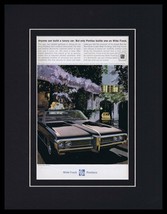 1968 Wide Track Pontiac Bonneville Framed 11x14 ORIGINAL Advertisement C - $44.54