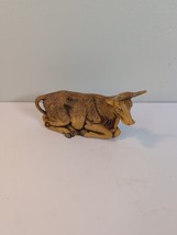 Antique Italy Spider Mark Laying Down COW/OX Nativity Christmas Figure - $225.80 MXN