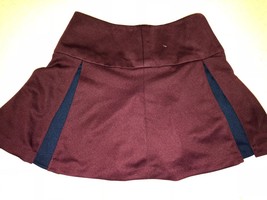 NAUGHTY SEXY HALLOWEEN COSPLAY WOMENS CHEERLEADER SKIRT 30 WAIST MAROON ... - $351.98 MXN