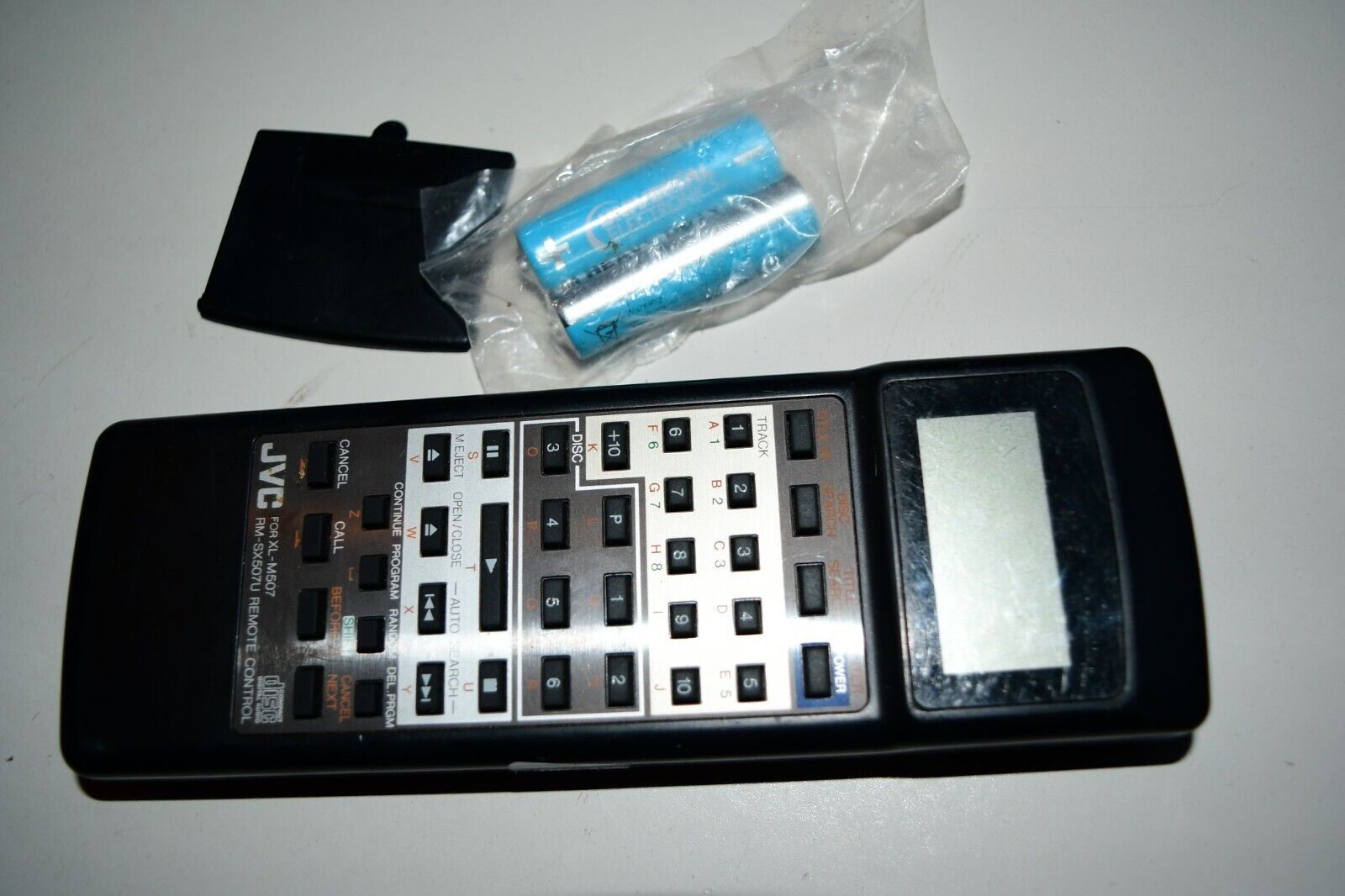 JVC RM-SX507U FOR XL-M507 Original Remote AV System TESTED W BATTERIES RARE  			