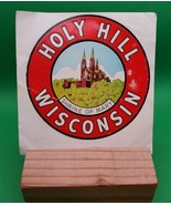 HOLY HILL Wisconsin Shrine of Mary Collectible Vintage Water Transfer Decal - €17,02 EUR