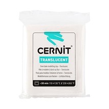 CERNIT 1-Piece Clay CERNIT TRANS 56 G TRANSLUCENT WHITE, TRANSLUCENT WHITE  - £22.19 GBP