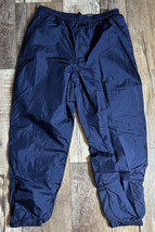 Vintage Christian Dior Monsieur Track Pants Lightweight Blue Warm Up Size Medium - £31.27 GBP