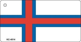 Faroe Islands Flag Novelty Key Chain - $11.95