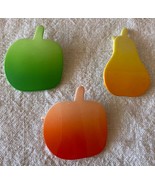⭕⭕VTG 3 Hair Barrettes for Women vintage, new, length 5 cm, fruit - €10,19 EUR