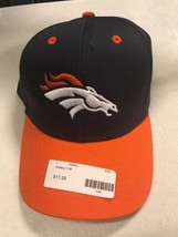NFL Denver Broncos Team NFLClean Up Adjustable Hat - Navy/Orange NEW - £19.73 GBP
