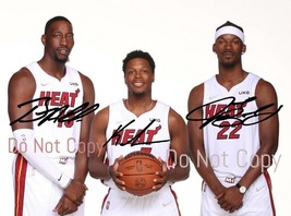 Jimmy Butler Kyle Lowry Bam Adebayo Signed Photo 8X10 Rp Autographed Miami Heat - £16.23 GBP