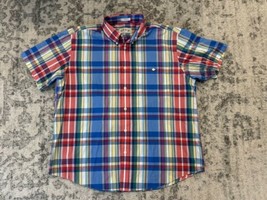 Orvis Button Up Shirts Mens XXL Plaid Colorful Short Sleeve Summer Outdoors - £2,335.50 GBP