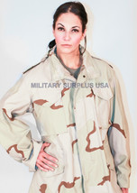 Usgi Mil Dcu 3 Color Field Jacket Coat M-65 Field Jacket W/ Hood Small Long - £32.27 GBP
