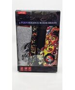 ED Hardy Men&#39;s Size L 36-38 (4) Pack Graphic Performance Boxer Briefs NEW  - €27,50 EUR