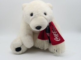 Coca Cola Traly x Kith 14” Polar Bear Plush Pyre w/ Coke Bottle *AS-PICTURED* - £18.81 GBP