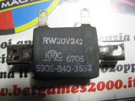 Military Spec RW20V242 Resistor, Fixed, Wire Wound, 2.4KOHM 20W - $107.93 MXN