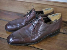 Vintage 60s FREEMAN Free Flex Dapper LEATHER OXFORDS Mens Shoes 9 D 43 - £52.55 GBP
