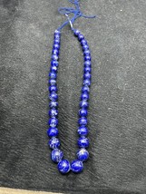 Premium grade Lapis Lazuli 9-16mm Beading strand top quality necklace strand - £35.72 GBP
