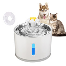 Automatic Pet Cat Water Fountain with LED Light - £8.18 GBP+