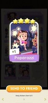 Monopoly Go!, Paparazzi 4 stars Set 12  Card / Sticker Making Music Colection - £1.43 GBP