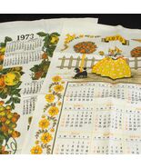 Cloth Wall Calender 1970 &amp; 1973 16&quot; W x 26&quot; H - €12,61 EUR