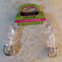 Purse-n-alize-it Clear Plastic Purse Handbag Handle For Purse Making - $6.93