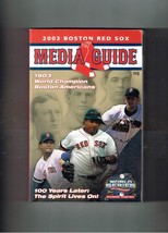 2003 Boston Red Sox Media Guide MLB Baseball Ortiz Ramirez Nixon Varitek Damon - $34.14