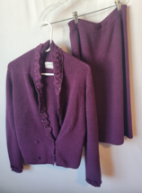 Peruvian Connection Knit Skirt Suit Set – Size S – 100% Alpaca, Handmade... - £188.06 GBP