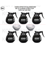 BUNN Coffee Pots 64oz  6 DECANTERS TOTAL  REGULAR &amp;  200 FREE CF12 FILTERS - $2,058.02 MXN