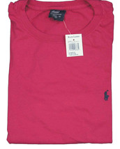 NEW Polo Ralph Lauren Vintage Polo Player T Shirt!  Hot Pink  Navy Polo Player - £23.24 GBP
