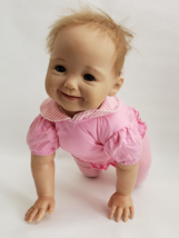 Ashton-Drake Galleries Real Touch Aubrey&#39;s Crawling Baby Doll Realistic VIDEO - £129.77 GBP