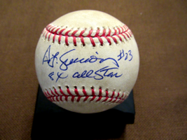 Ted Simmons 8X ALL-STAR Cards Brewers Hof Signed Auto Omlgame Used Baseball Jsa - £156.01 GBP