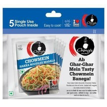 Chings Secret Chowmein Hakka Noodles Masala (Pack Of 5), free shipping - £10.05 GBP