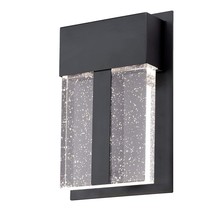 Cava Ii Modern One-Light Led Outdoor Wall Light Sconce Matte Black Finis... - £103.86 GBP