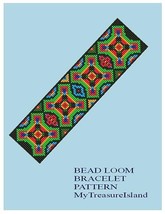 Bead Loom Vintage Motif 34 Bracelet Pattern Chart PDF BP_141 - £3.58 GBP