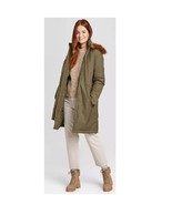 Jacket Women&#39;s size XS Green Arctic Parka Coat Universal Thread Hood Fur... - £38.33 GBP