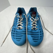 Reebok Women&#39;s Crossfit Nano 3  Sneakers Size 9 CF74 Blue Black White 023501 - £18.47 GBP