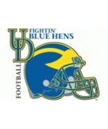 swDelaware Bluehens College NCAA Div 1 Logo Poster Print 12x8in Metal Si... - $24.74