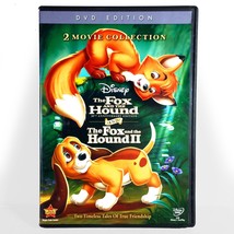 Walt Disney&#39;s - The Fox and the Hound 1 &amp; 2 (2-Disc DVD, 1981/2006, Double Feat) - £7.55 GBP