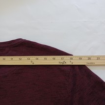 Marc Anthony Slim Fit Men's Burgundy Long Sleeve T-Shirt Size X-Large image 10