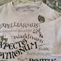 Warner Bros London Studio Harry Potter Adult LG Spell Shirt Wizarding World F57 - £9.94 GBP
