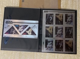 Star Wars Trilogy (1995) St Vincent Silver Foil Stamp Collection Booklet - £43.72 GBP