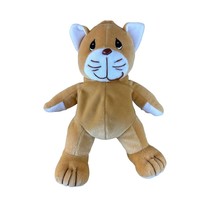 Precious Moments TENDER TAILS Cat 9&quot; by Enesco 1998 Brown USA Beanie Plush - £10.05 GBP