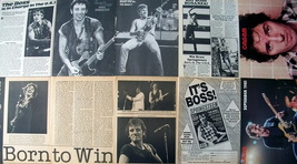 Bruce Springsteen ~ (36) Color And B&amp;W Clippings, Articles, PIN-UPS Fm 1974-1993 - £11.69 GBP