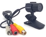 Cctv 1/3 Hd Mini Bullet Pinhole Security Camera With Clip Bracket 1200Tv... - $60.99